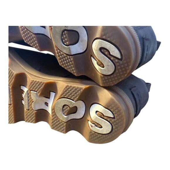 Sorel Joan of Arctic Enclosed Wedge Chelsea Boot Waterproof Brown Women size 8.5 - Picture 7 of 8